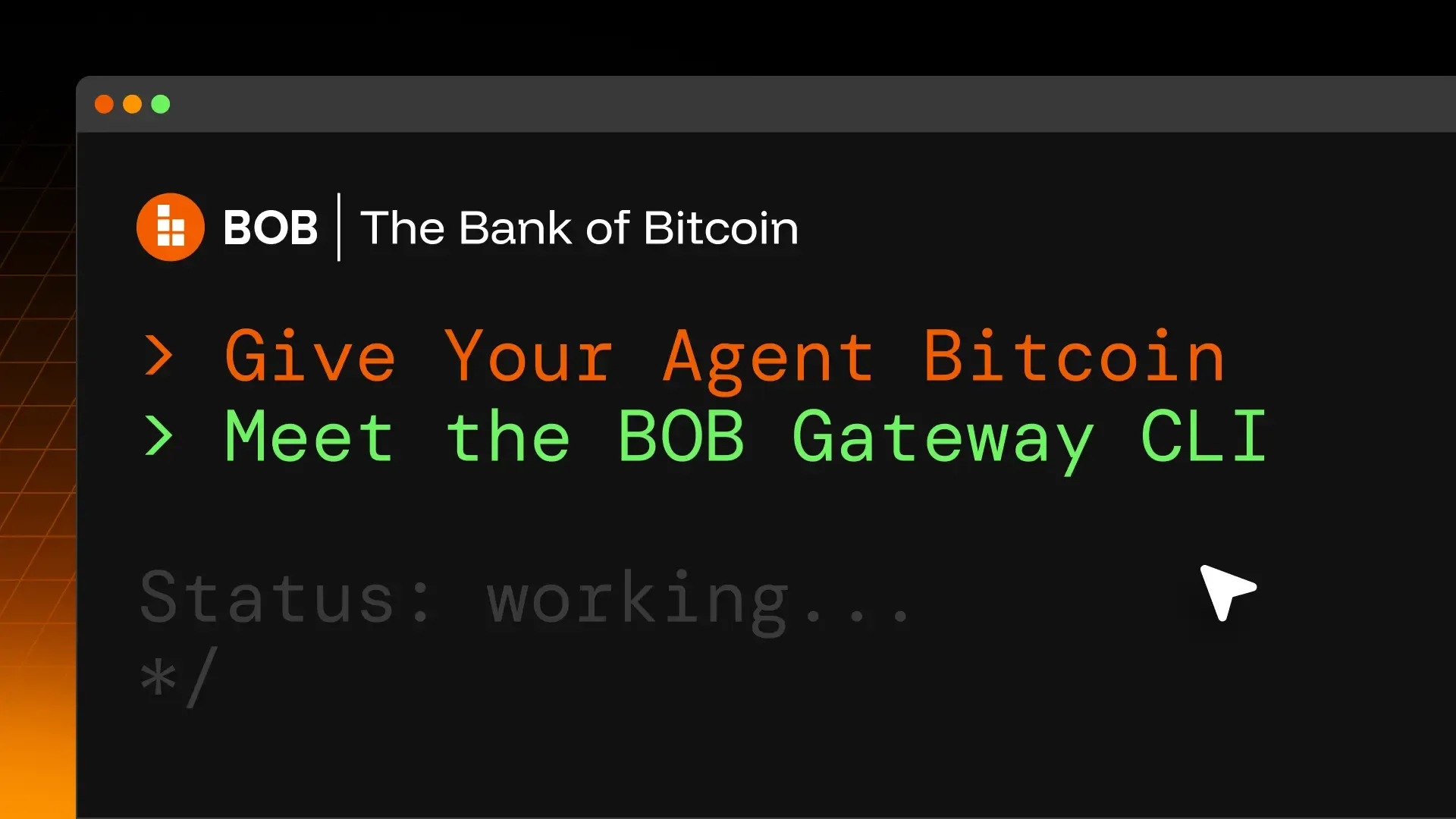 BOB Gateway CLI