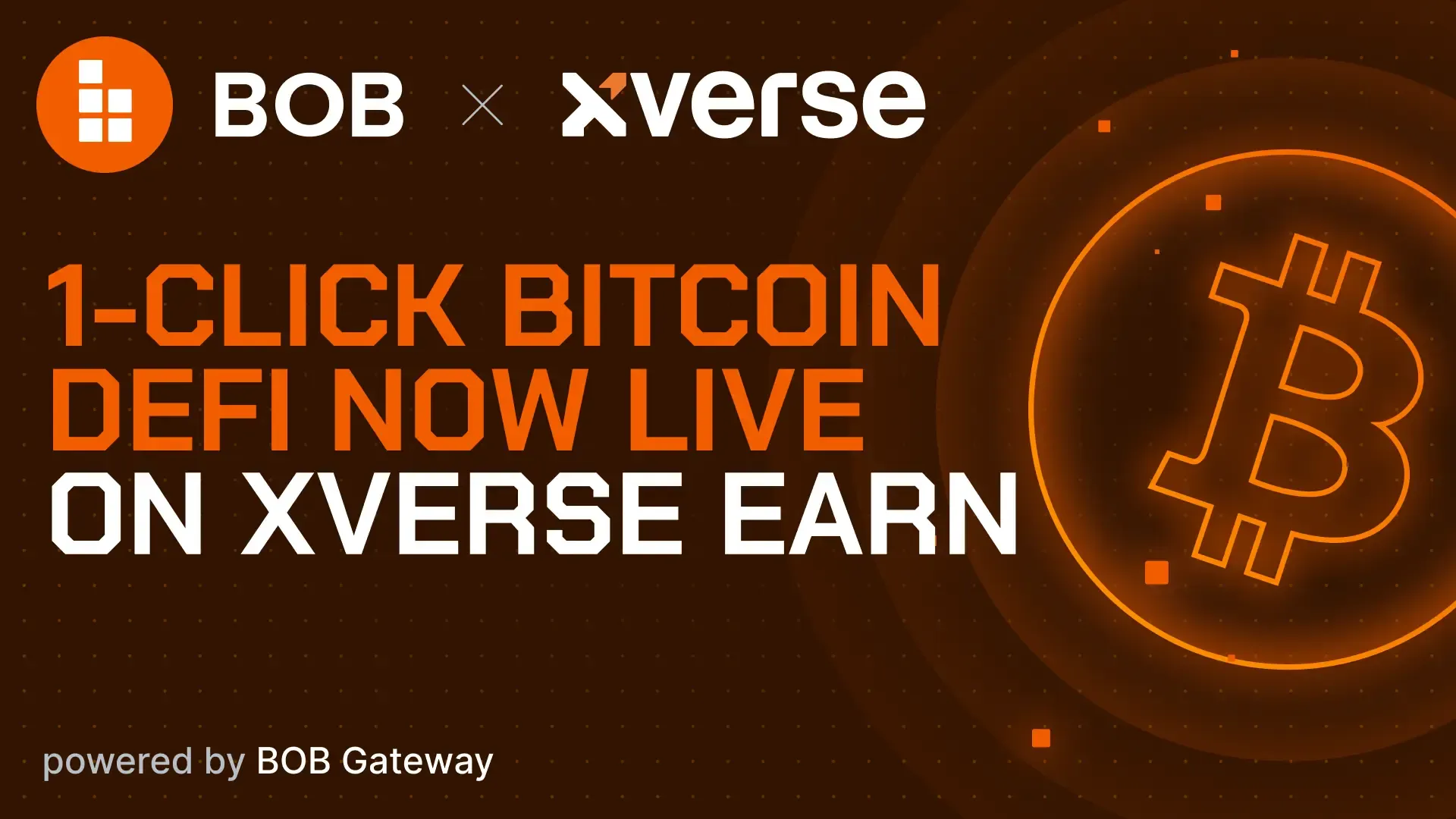 BOB Introduces 1-click Bitcoin DeFi to Xverse Earn - BOB Blog